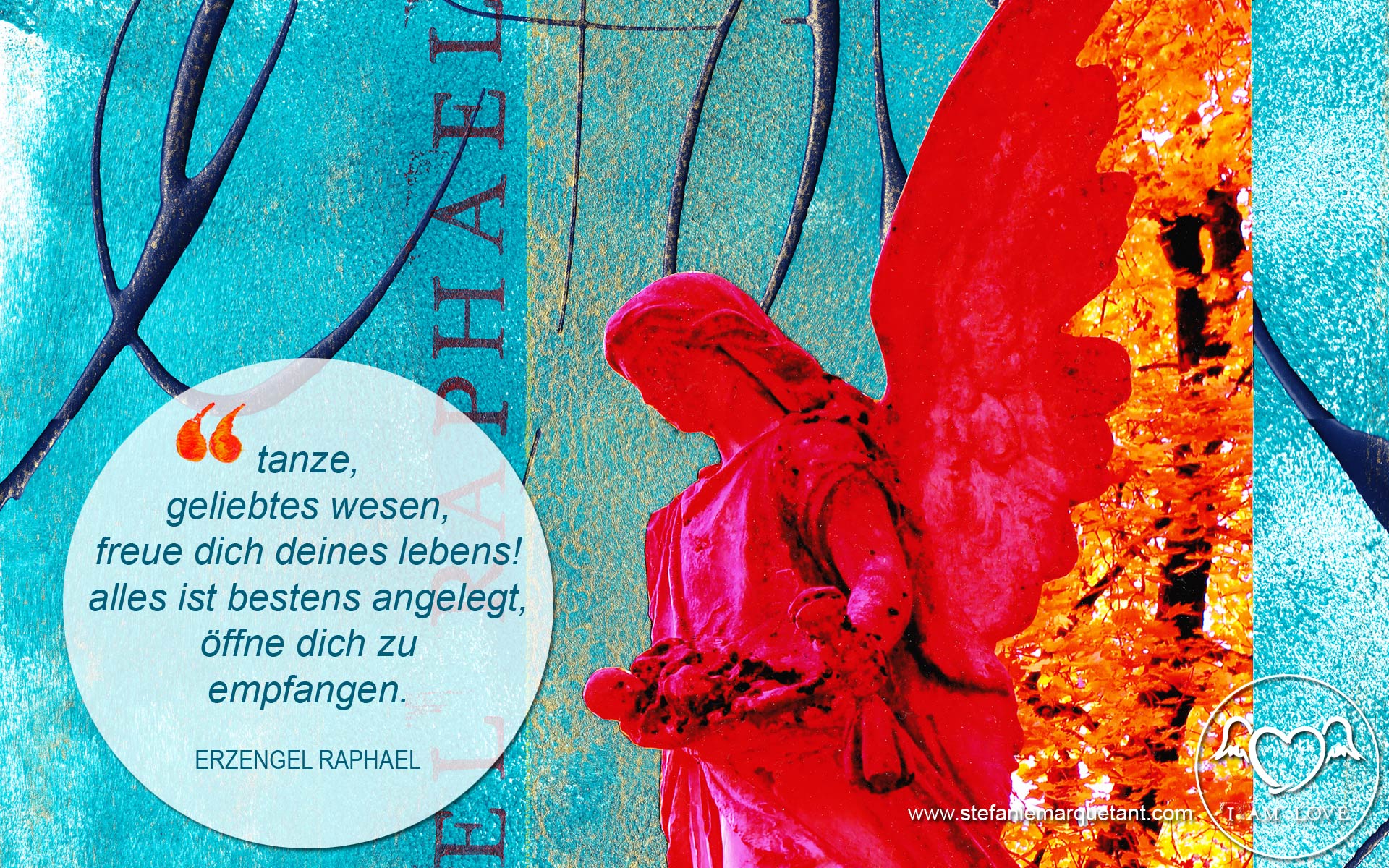Wallpaper Erzengel Raphael Stefanie Marquetant